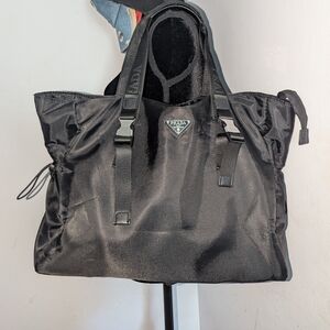 Prada Black Nylon  Bag